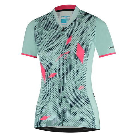 Sagami Zip Jersey - Grå/Mint Dam